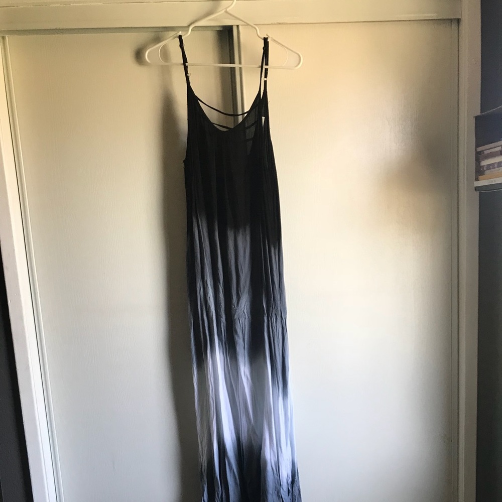 Black Ombré Maxi Dress